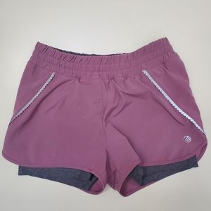 Women's Mauve Athletic Shorts